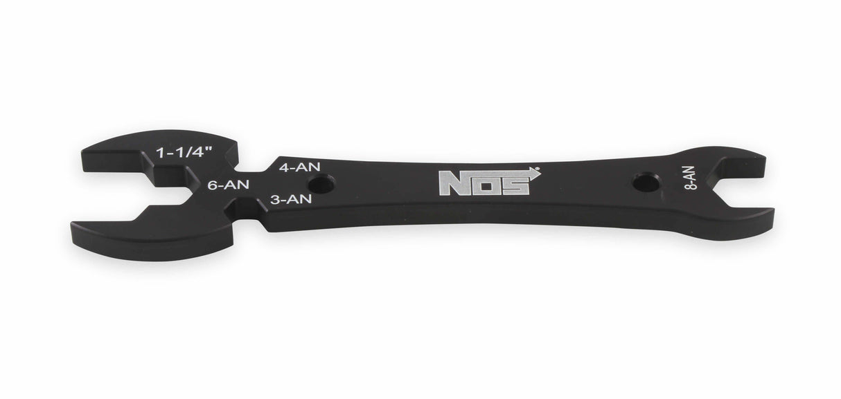 NOS nitrous bottle nut / AN combo wrench -3AN black 16132NOS