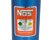 NOS nitrous bottle w/ blue finish and super hi flo valve 15 lb 2493