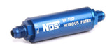 NOS nitrous filter high pressure -6AN stainless steel blue solenoid 15552NOS