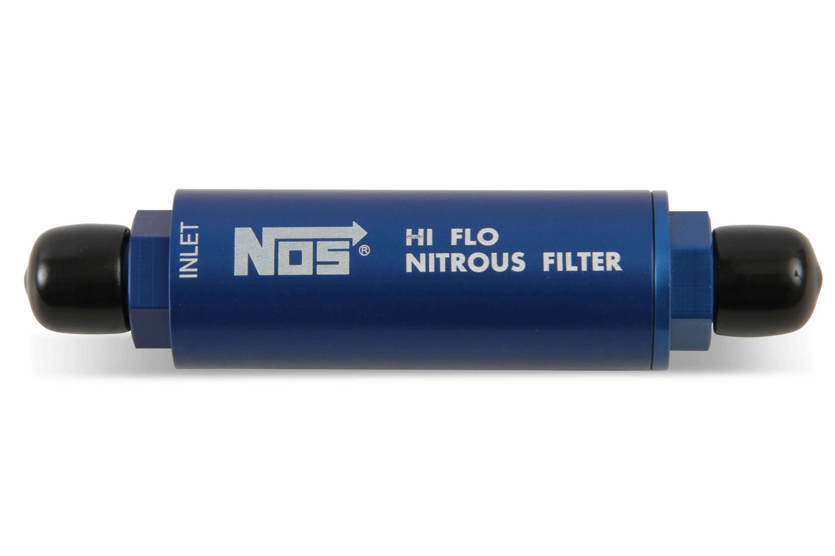 NOS nitrous filter high pressure -6AN stainless steel blue solenoid 15552NOS