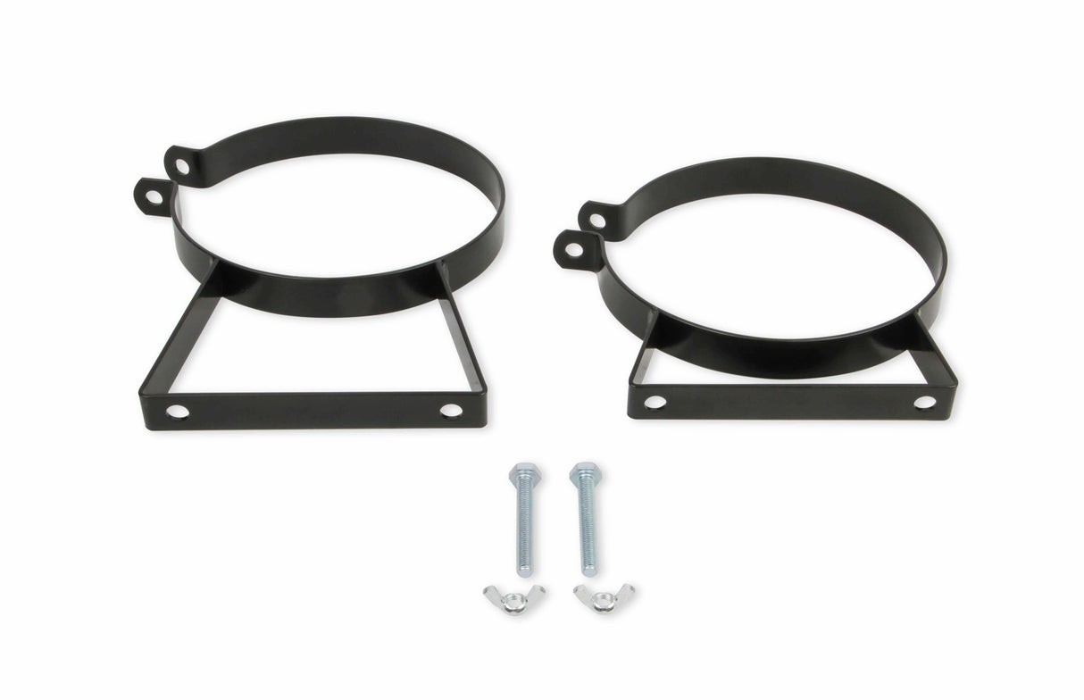 NOS nitrous oxide sys nitrous oxide bottle bracket 10 and 15 lb. 7 met black 14125NOS