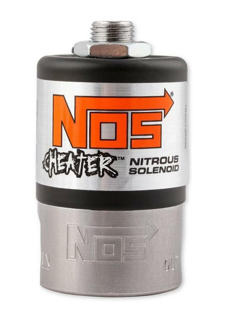 NOS nitrous solenoid - black - 18000BNOS stainless steel blue purge 2493