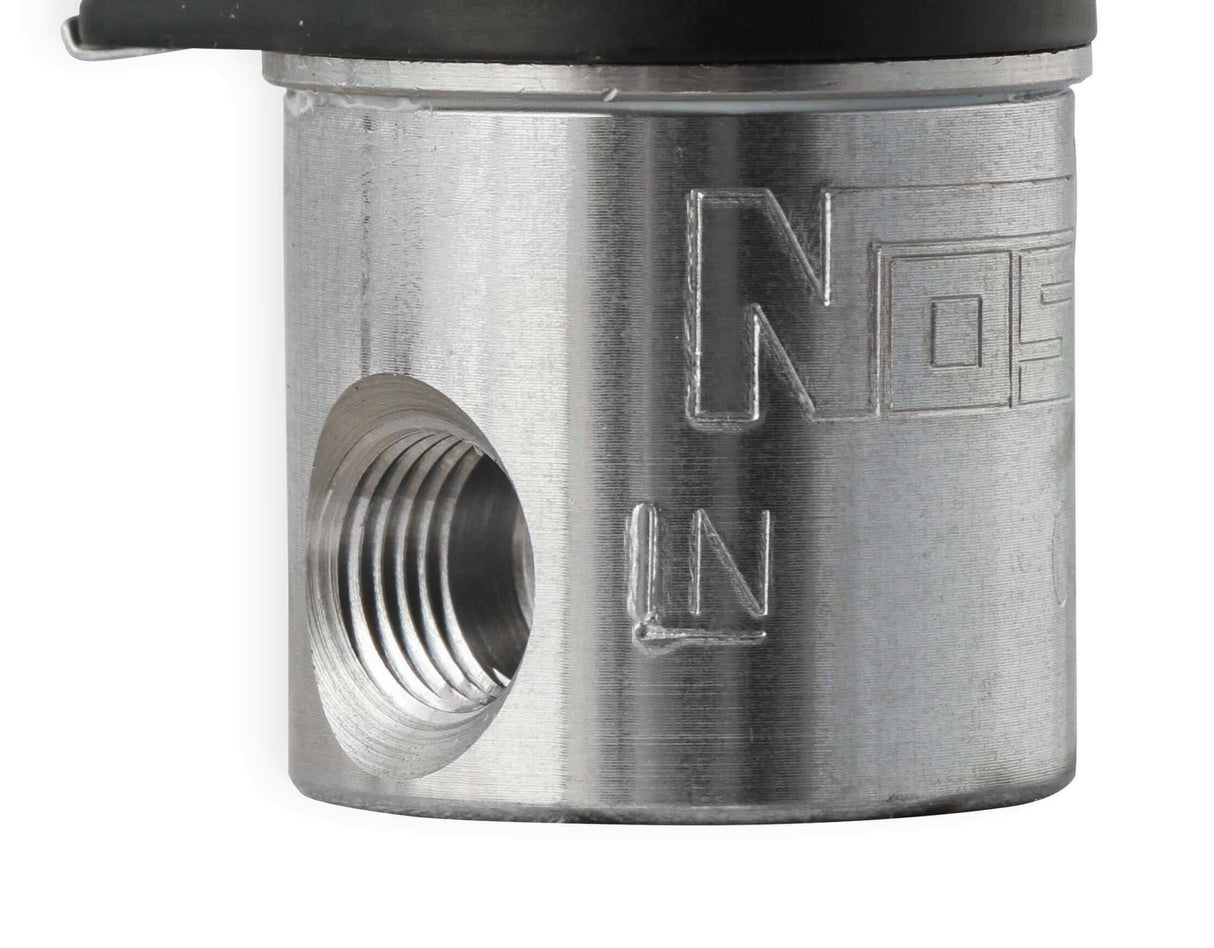 NOS nitrous solenoid - black - 18020BNOS stainless steel purge 2493
