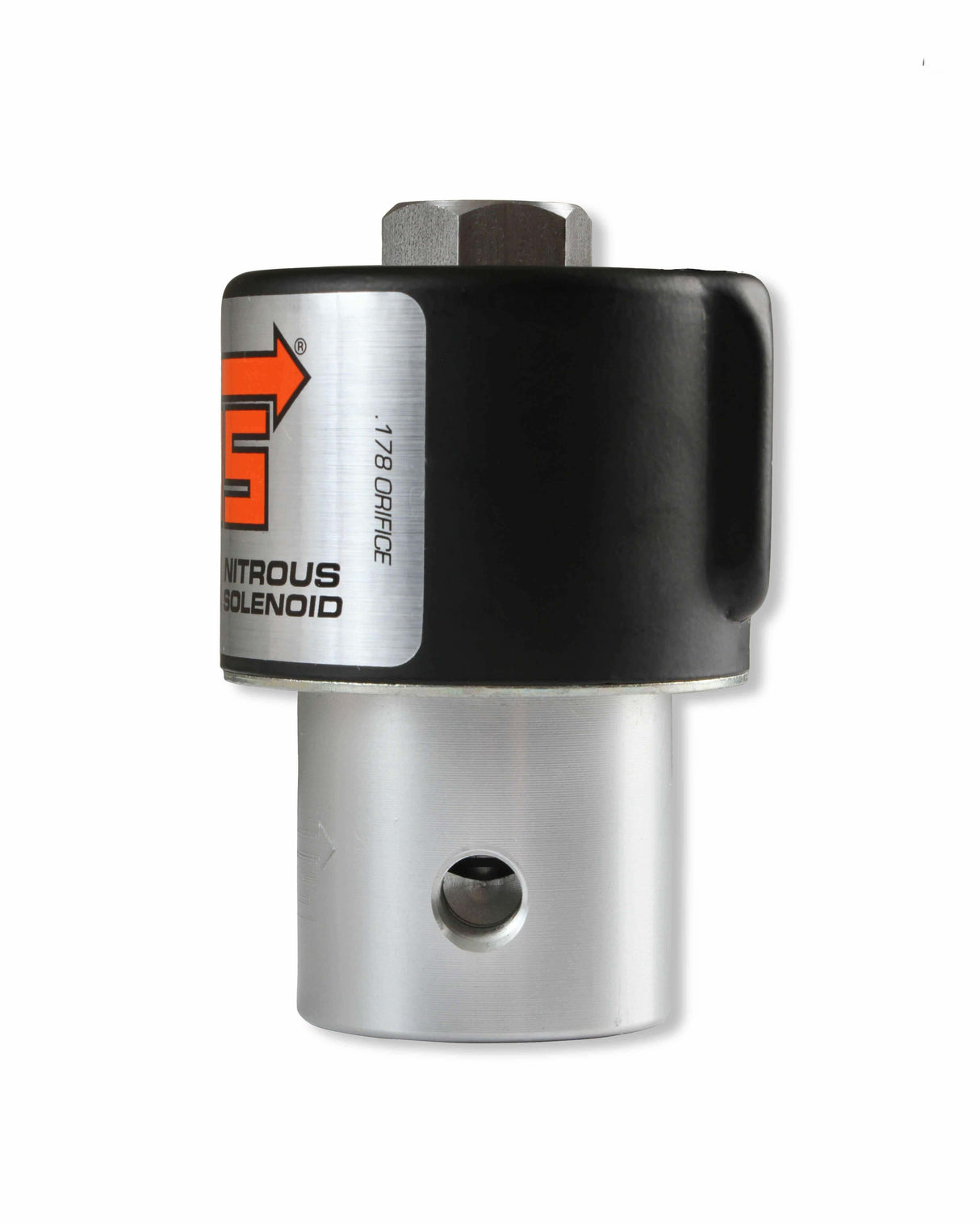 NOS nitrous solenoid - black - 18178BNOS 4 lb clear single stage purge 2493