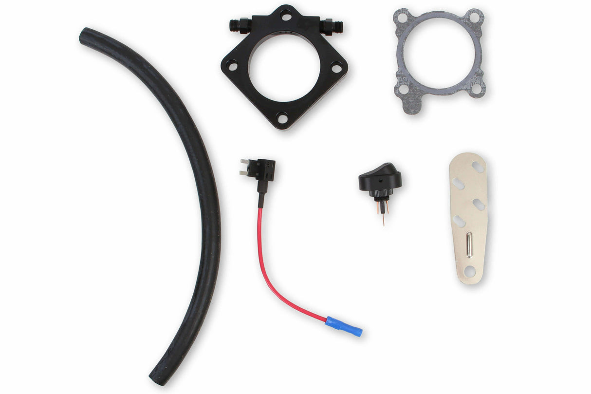 NOS plate wet nitrous system - can-am maverick X3 - 03026-10BNOS .450 -4AN 2.5 lb blue black