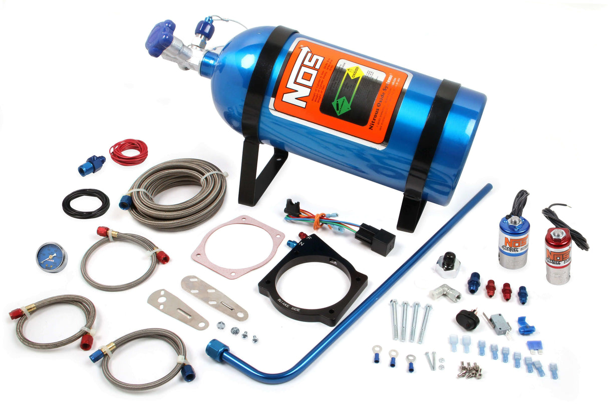 NOS plate wet nitrous system - GM -6AN 10 lb blue red 05162NOS