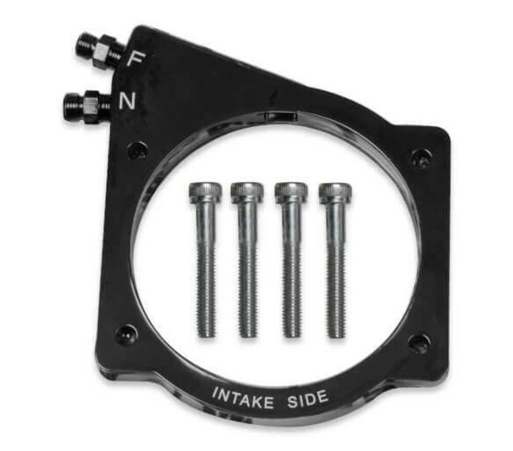 NOS plate wet nitrous system - GM - 05173BNOS -6AN 10 lb black EFI 2493