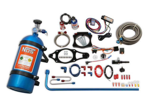 NOS plate wet nitrous system - GM -6AN 10 lb blue red black 05218NOS