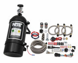 NOS single fogger wet nitrous system - Ford - 06017BNOS -4AN 10 lb stainless steel black plate 2493