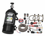 NOS single fogger wet nitrous system - Ford - 06018BNOS -4AN 10 lb stainless steel black plate 2493