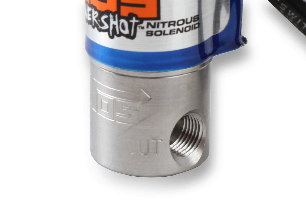 NOS sportsman fogger nitrous system - 05040-FINOS 10 lb braided hose blue wet carbureted EFI