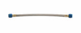 NOS stainless steel braided hose -6AN 1-foot blue 1 foot PTFE lined 15400NOS