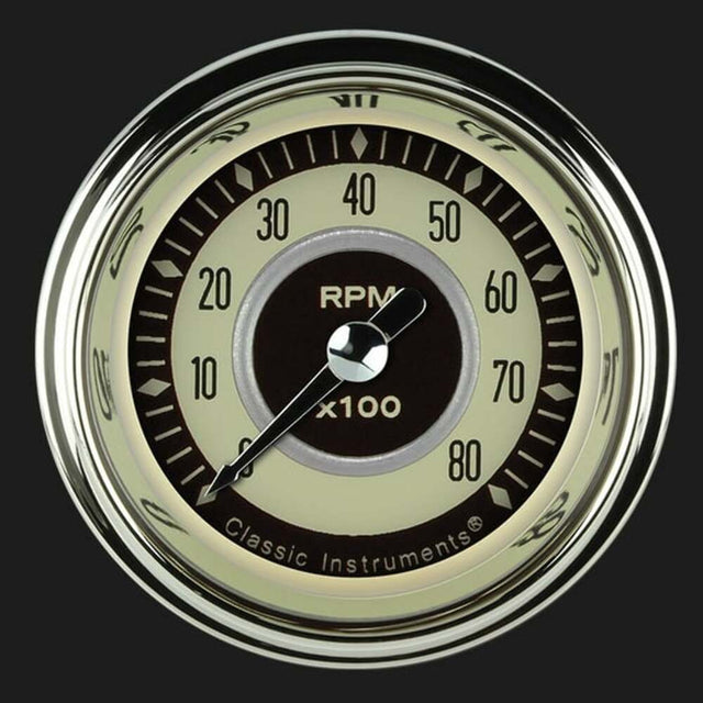 Classic Instruments Nostalgia VT 2 1/8" Tachometer NT183SHC
