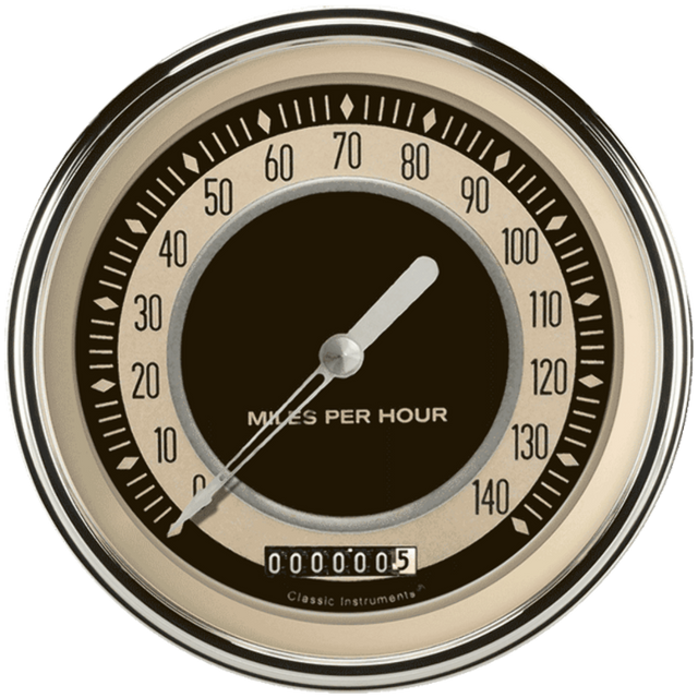 t Nostalgia VT 4 5/8" Speedometer NT56SLC Classic Instruments