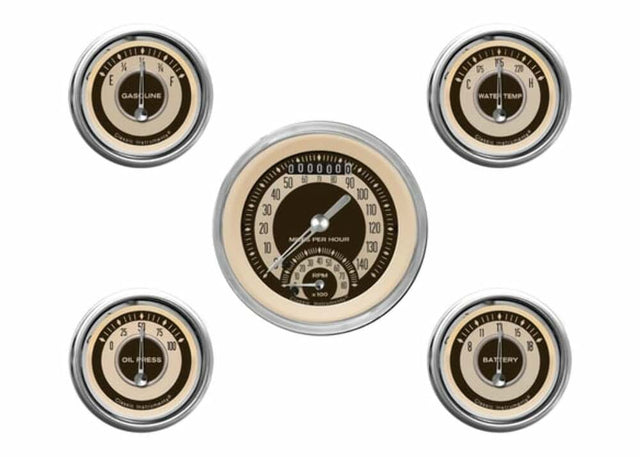 Classic Instruments analog speedometer gauge black