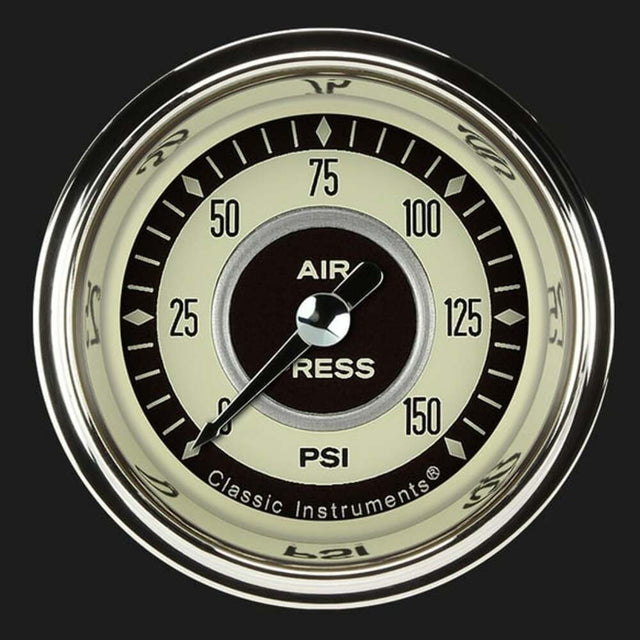 Nostalgia VT 2 1/8" Air Pressure Gauge NT118SHC