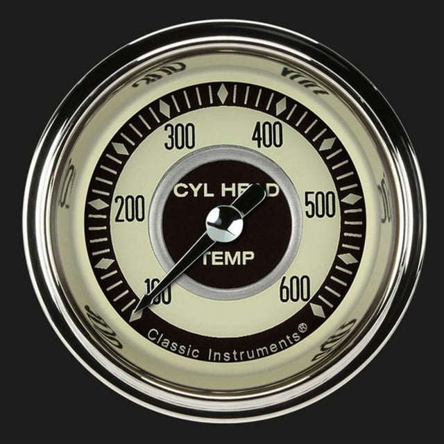 Nostalgia VT 2 1/8" Cylinder Head Temp. Gauge NT197SHC