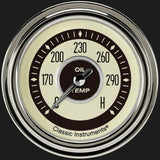 Nostalgia VT 2 5/8" Oil Temperature Gauge NT328SLC