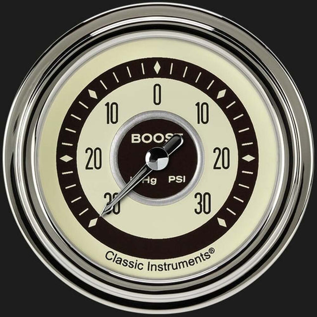 Nostalgia VT 2 5/8" Boost/Vac Gauge NT341SLC