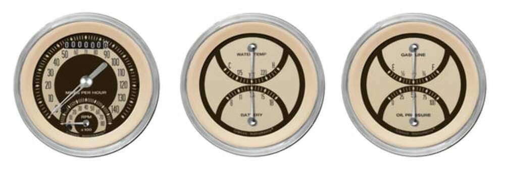 Classic Instruments analog speedometer gauge black