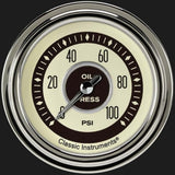 Nostalgia VT 2 5/8" Oil Pressure Gauge NT381SLC