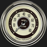 Classic Instruments Nostalgia VT 2 5/8" Tachometer NT383SLC