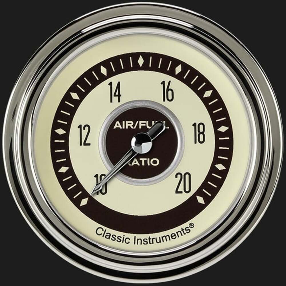 Nostalgia VT 2 5/8" Air Fuel Ratio Gauge NT394SLC