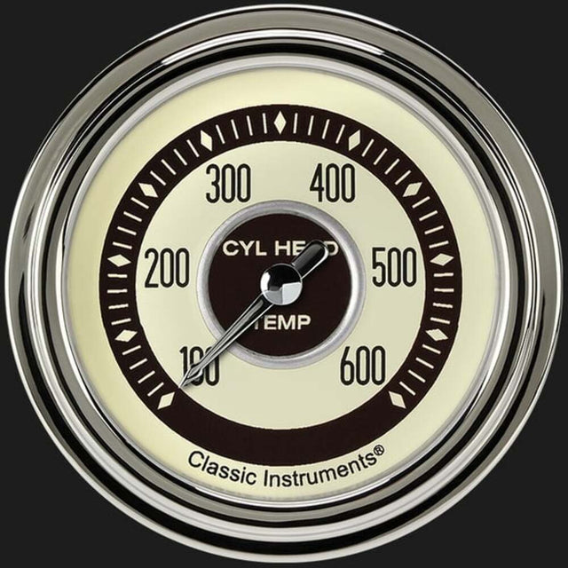 Nostalgia VT 2 5/8" Cylinder Head Temp. Gauge NT397SLC