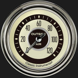 Nostalgia VT 2 5/8" Outside Air Temp Gauge NT399SLC