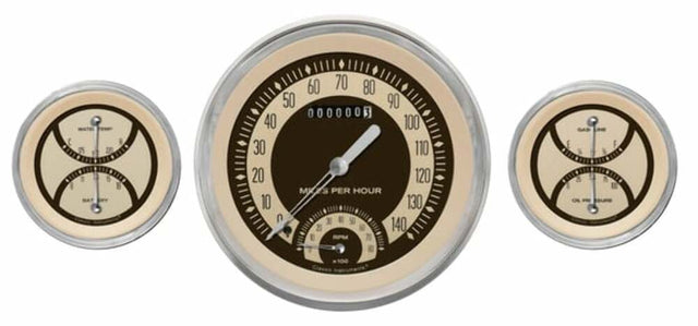 Classic Instruments analog speedometer gauge black