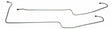 Transmission Oil Cooler Line fits 1956-1957 Chevy Bel Air OCL011 Shafer's Classic Reproductions