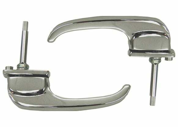 1947-1951 Chevrolet Truck; Outside Door Handles - Pair chrome ODH4751