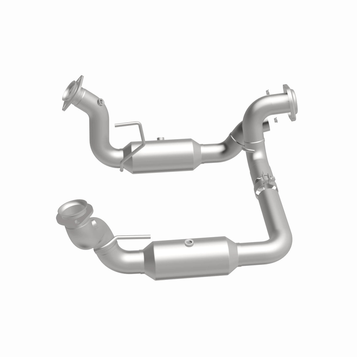 MagnaFlow direct-fit catalytic converter fits 2020-2022 Ford F-250 Super Duty and Ford F-350 Super Duty, this and / Compliant stainless steel CARB compliant OBDII 280246