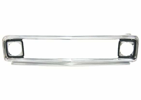 Fits 1971-1972 Chevrolet Blazer; Outer Grille - Aluminum OGR7172