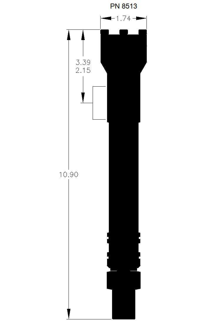 MSD ignition distributor aluminum 8513