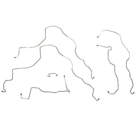 Front Brake Line Kit for 1996-1901 Lexus AWABS 4WD disc brakes