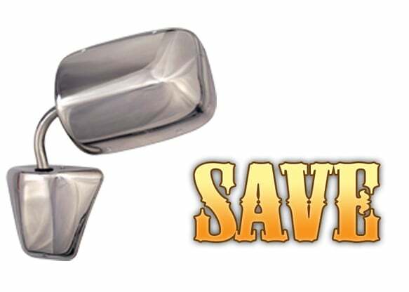 1987 Chevrolet Blazer; Below Eyeline Mirror - Chrome OMA8700