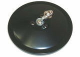 1947-1954 Chevrolet Truck; Mirror Head - Round/Smooth - Black OMH69RP