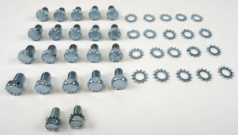 Fits 1953 - 1982 Chevrolet Full Size and Corvette Oil Pan Bolt Kit OPB002
