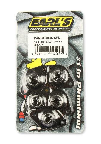Earl's Quarter Turn Fasteners - PANE6500BK-ERL