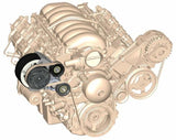 Hooker performance muffler polished aluminum pulleys-20-140p
