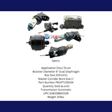 Fits 1966-1977 Ford Bronco Power Brake Conversion Kit Firewall Mount PBUFT12504A