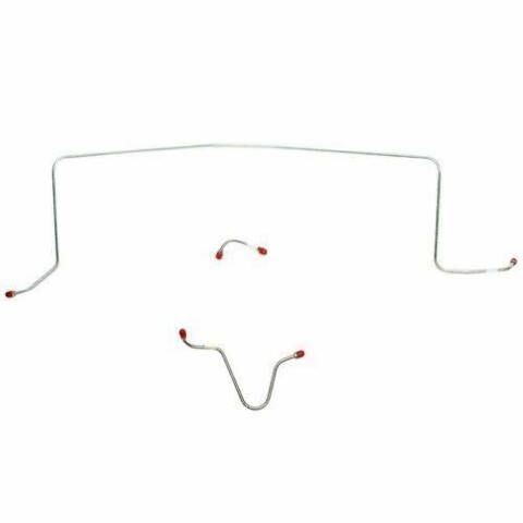 1961 Pontiac Catalina Front Brake Line Kit Power Brakes Steel - PKT6102OM