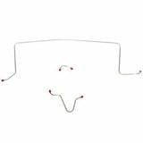 1961 Pontiac Catalina Front Brake Line Kit Power Brakes Steel - PKT6102OM