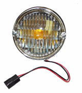 Plastic Clear parking light assembly for Jeep CJ5/Jeep CJ7/CJ8 1976 1/2 - 1986 steel J5752771