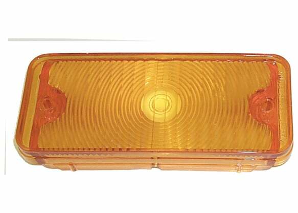 1967-1968 Chevrolet C10 Pickup; Parking Lamp Lens - Amber PLL67RH