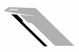Fits 1985-2024 911 Porsche Sideburns - Silver / Black Stripe for Audi and VW