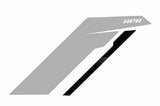 Fits 1985-2024 911 Porsche Sideburns - Silver / Black Stripe for Audi and VW