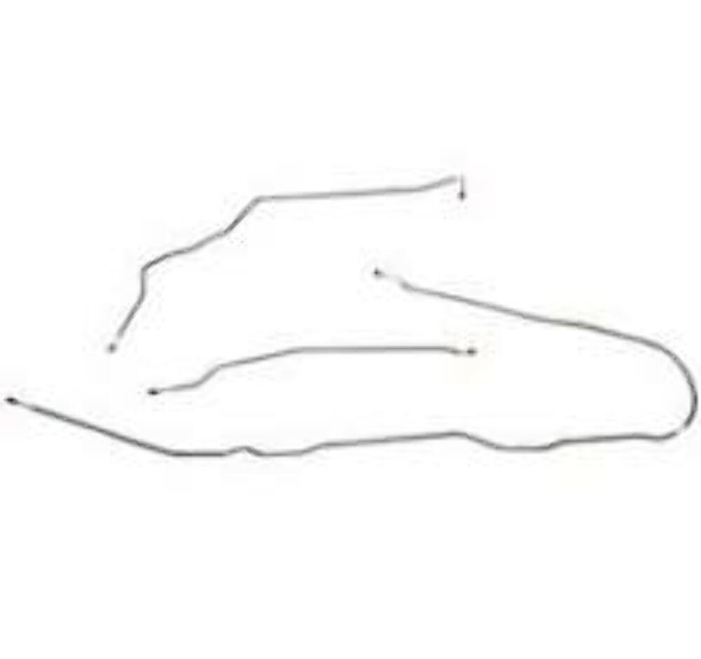 t Pontiac w/ Hardtop Complete Brake Line Kit; Fine Lines-CBK0459SS Fine Lines