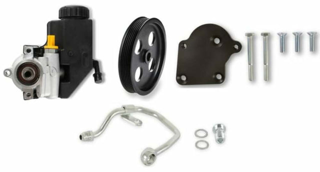 Hooker performance muffler black aluminum pressure-97-378